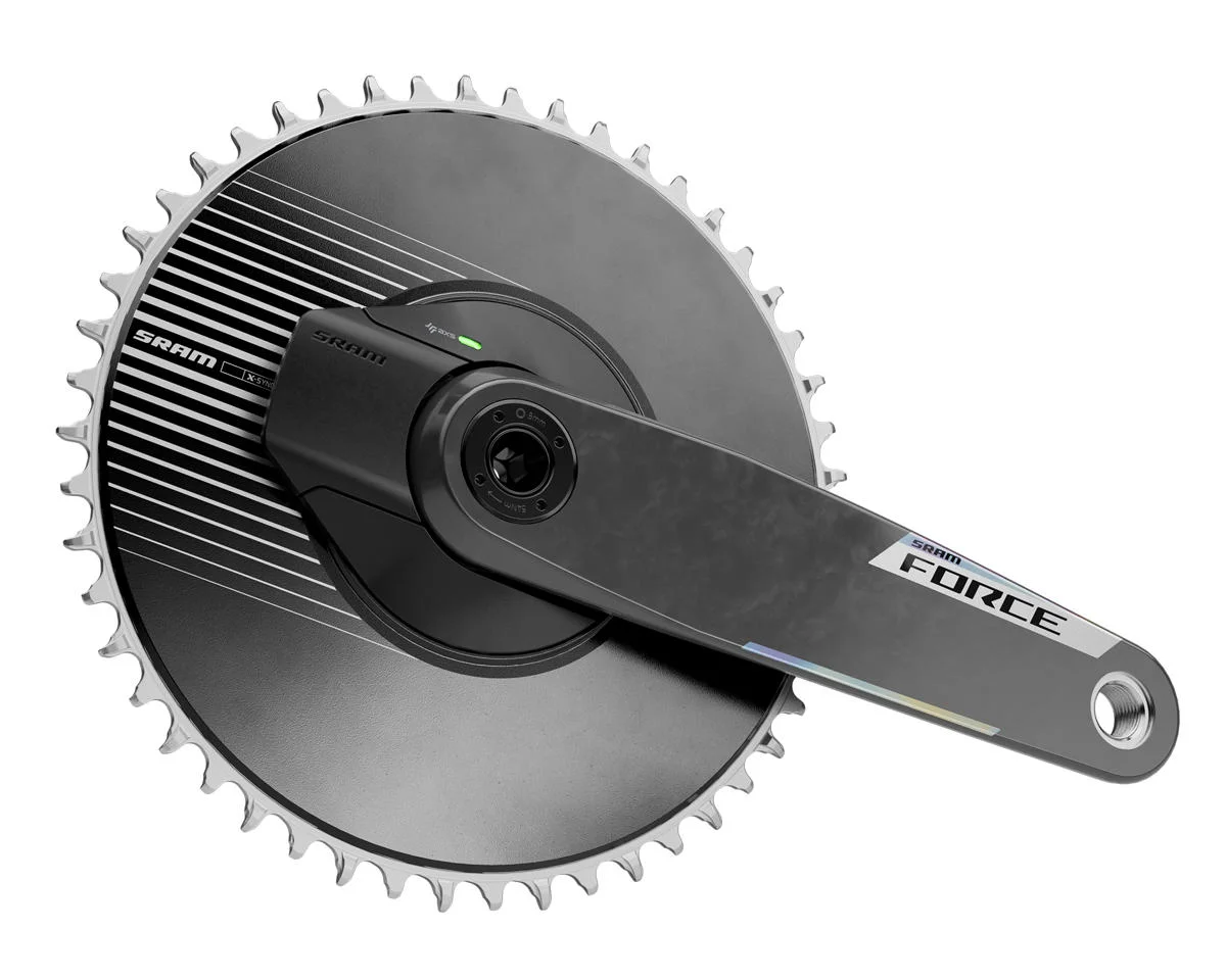 SRAM Force 1 AXS Power Meter Crankset (Black) (1 x 12 Speed) (DUB) (160mm) (50T) (E1) - view 2
